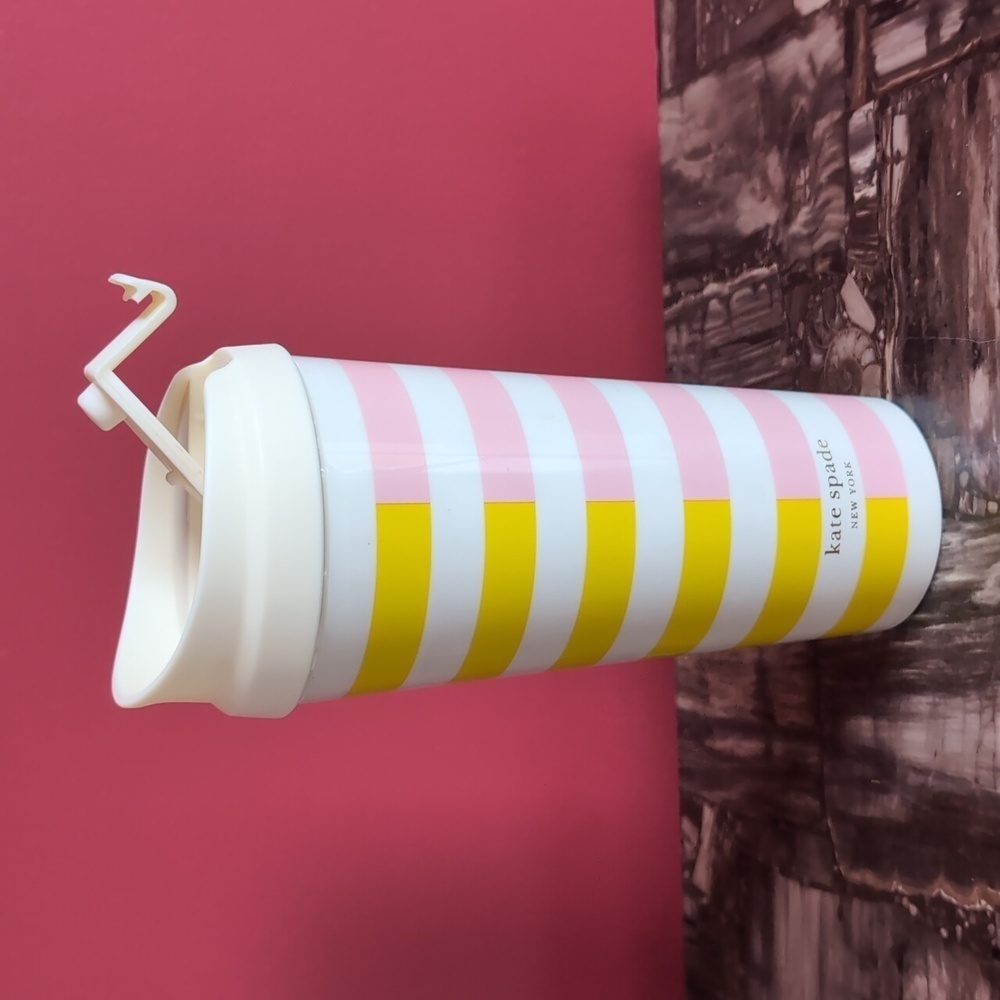 Kate Spade New York ♠️ Two-Tone Striped Insulated Tumbler